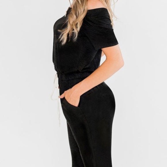 Off the Shoulder Jumpsuit - Picture 3 of 5